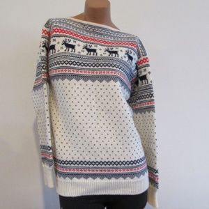 EUC Stowe Woolens, Women WOOL sweater sz L
